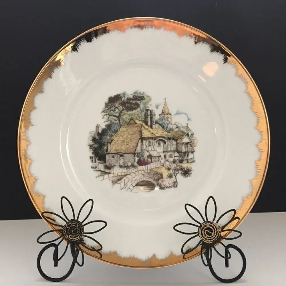 Heinrich H&C Selb Bavaria Imperial Gold Trim Plate
